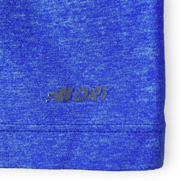 New Balance Adaptive Comp  LS Tee Blue - Picture 6 of 9